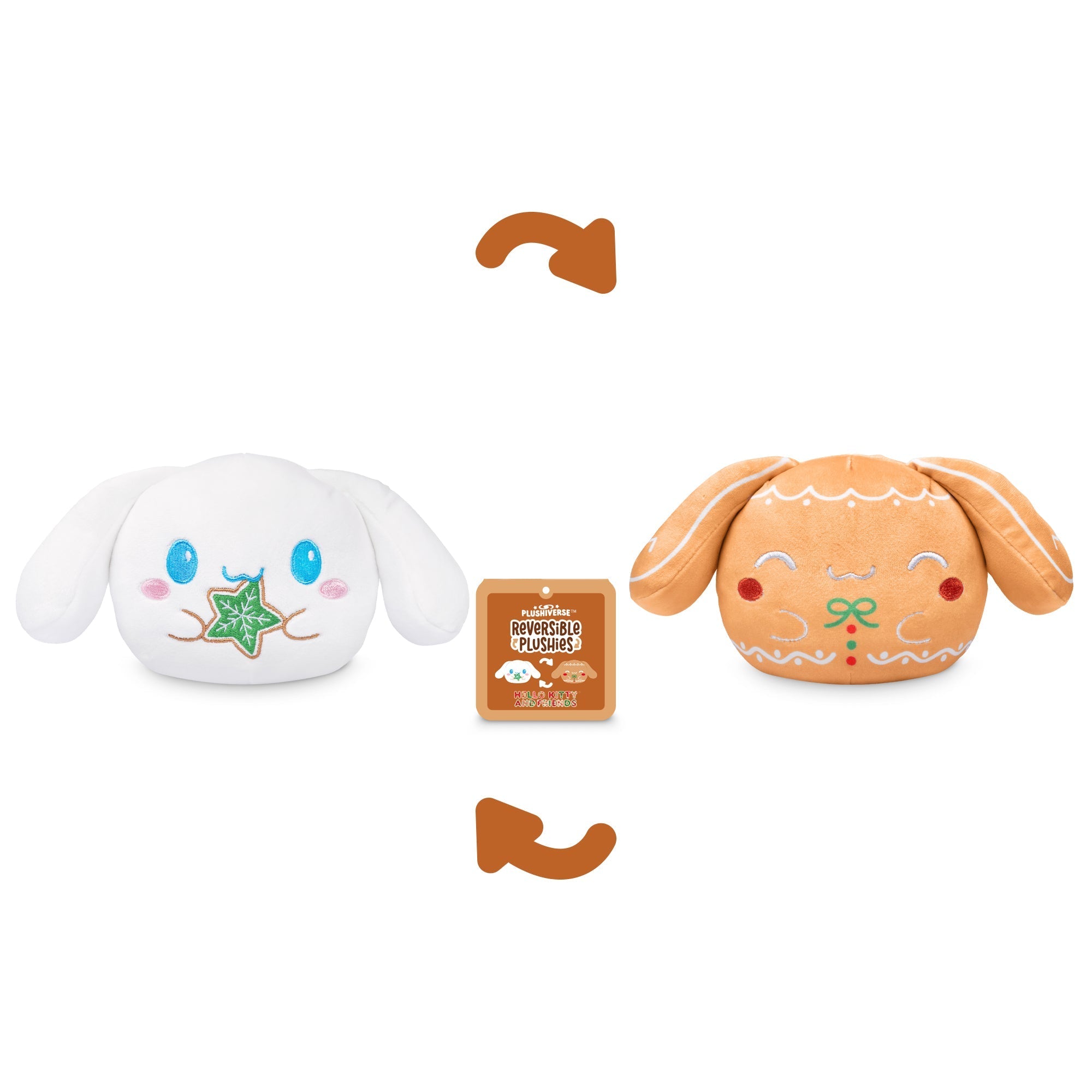 Cinnamoroll Gingerbread 4" Reversible Plushie - Adult & Kids T-Shirts, Sweatshirts & Hoodies apparel design preview 1