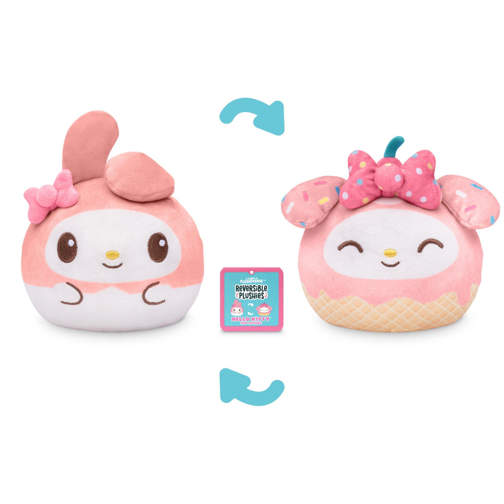 My Melody Ice Cream Cone 4" Reversible Plushie - Adult & Kids T-Shirts, Sweatshirts & Hoodies apparel design preview 1