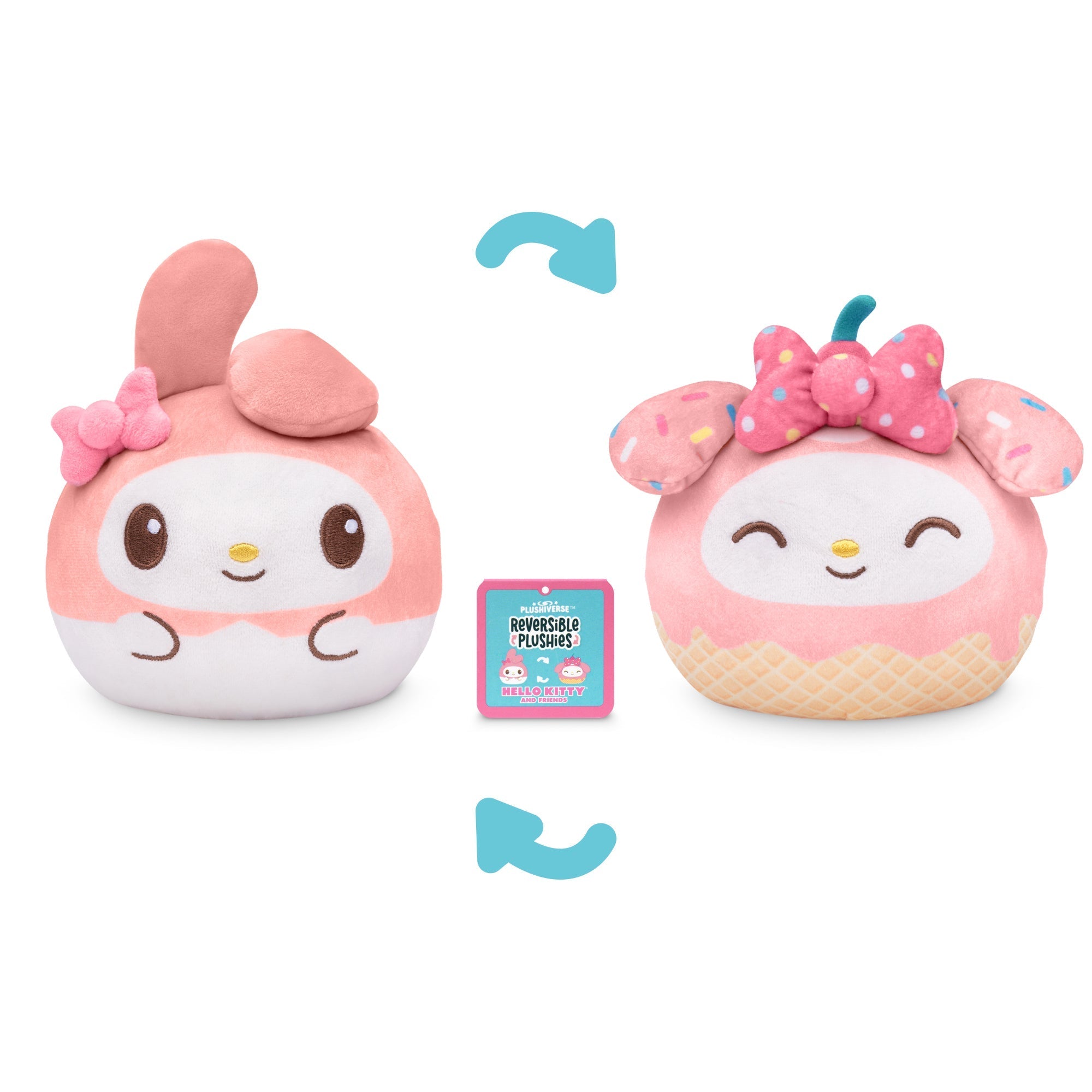 My Melody Ice Cream Cone 4" Reversible Plushie - Adult & Kids T-Shirts, Sweatshirts & Hoodies apparel design preview 1