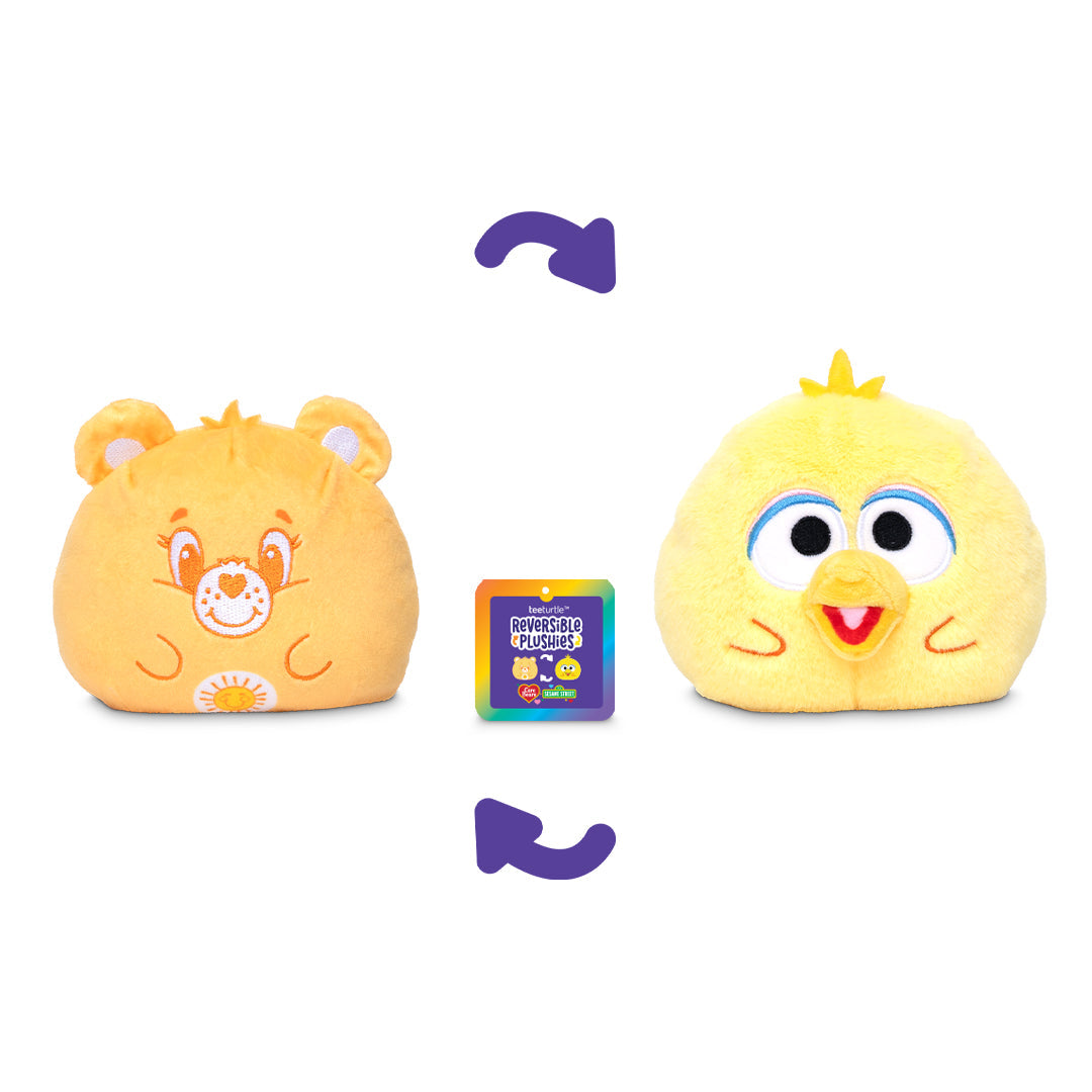 Funshine Bear Big Bird 4" Reversible Plushie - Adult & Kids T-Shirts, Sweatshirts & Hoodies apparel design preview 1