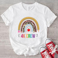 4K Teacher Crew Kindergarten Back School Matching - Adult & Kids T-Shirts, Sweatshirts & Hoodies apparel design preview 1