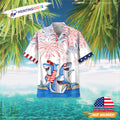 4Th Of July Cute Shark Trendy Hawaiian - Adult & Kids T-Shirts, Sweatshirts & Hoodies apparel design preview 1