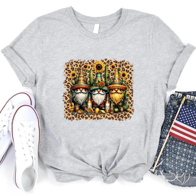 4th July Gnomes Funny Independence Day Patriotic - Adult & Kids T-Shirts, Sweatshirts & Hoodies apparel design preview 1