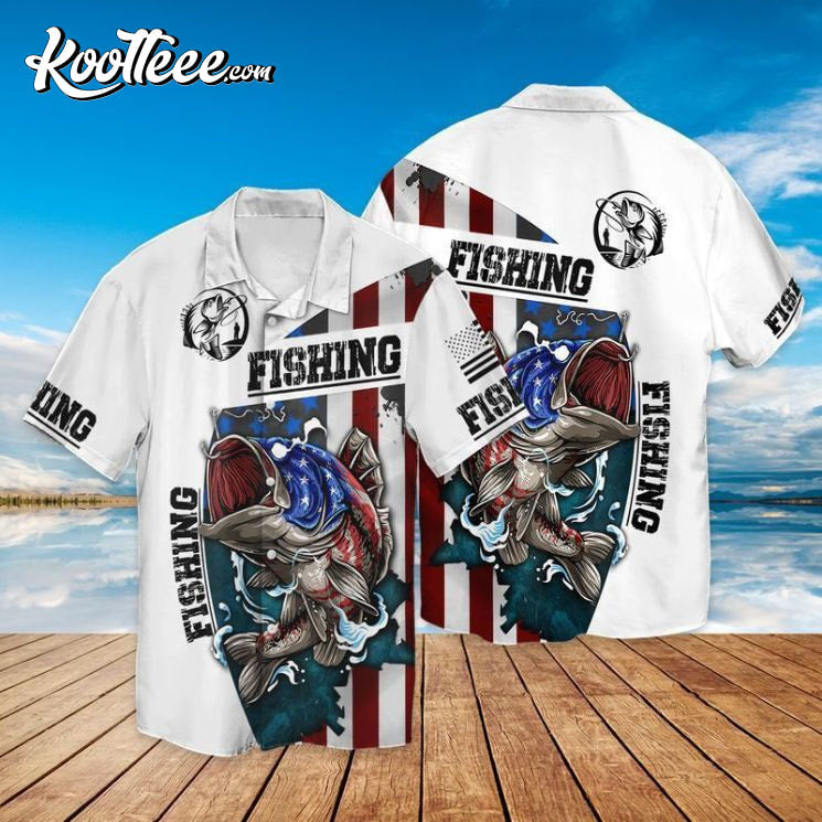 4th Of July Independence Day American Fishing - Adult & Kids T-Shirts, Sweatshirts & Hoodies apparel design preview 1