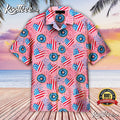 4th Of July Love American Donuts Hawaiian - Adult & Kids T-Shirts, Sweatshirts & Hoodies apparel design preview 1