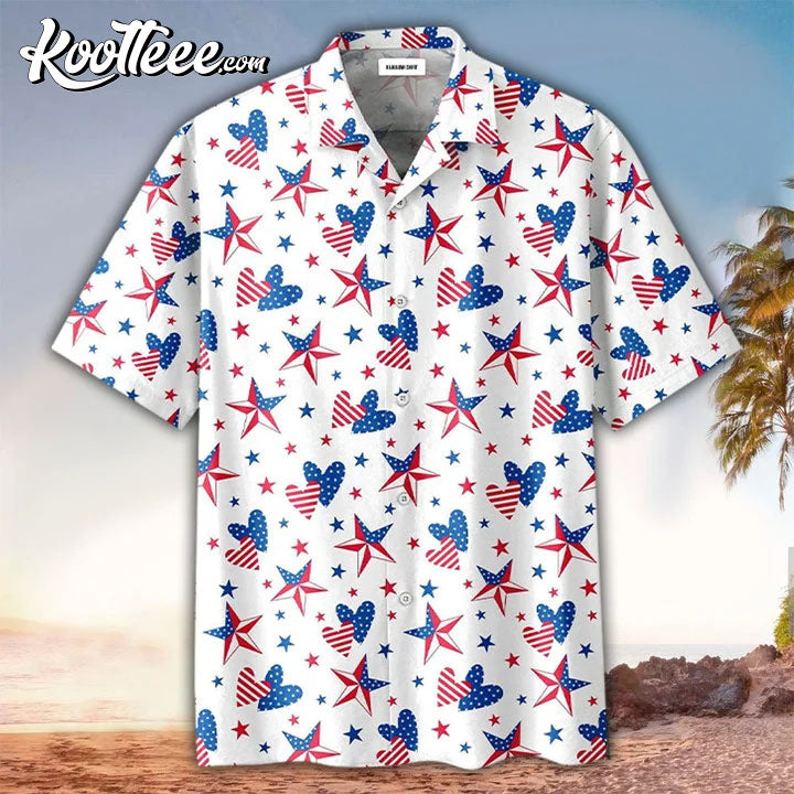 4th Of July Lover Hawaiian - Adult & Kids T-Shirts, Sweatshirts & Hoodies apparel design preview 1