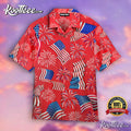 4th Of July Patriotic Hawaiian - Adult & Kids T-Shirts, Sweatshirts & Hoodies apparel design preview 1
