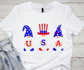 4th July Gnome Patriotic Usa - Adult & Kids T-Shirts, Sweatshirts & Hoodies apparel design preview 1