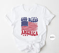 4th July God Bless America Patriotic Faith American - Adult & Kids T-Shirts, Sweatshirts & Hoodies apparel design preview 1