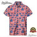 4th Of July Usa Flag Pattern Hawaiian - Adult & Kids T-Shirts, Sweatshirts & Hoodies apparel design preview 1