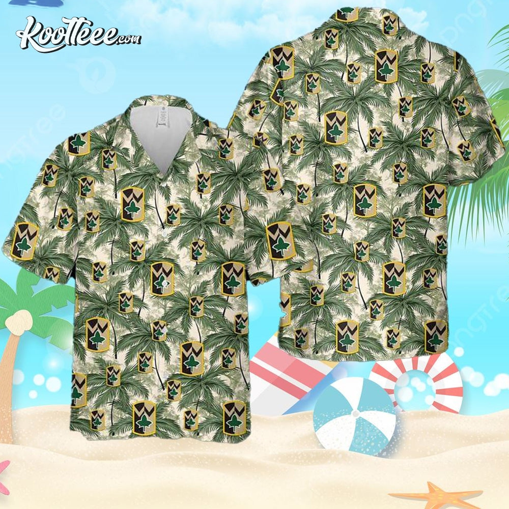 4th Sustainment Brigade Us Army Hawaiian - Adult & Kids T-Shirts, Sweatshirts & Hoodies apparel design preview 1
