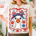 4th July Mama Goose Comfort Colors American Coquette - Adult & Kids T-Shirts, Sweatshirts & Hoodies apparel design preview 1