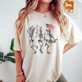 4th July Skellies Dancing Skeleton American Flag - Adult & Kids T-Shirts, Sweatshirts & Hoodies apparel design preview 1
