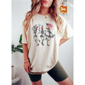 4th July Skellies Dancing Skeleton American Flag - Adult & Kids T-Shirts, Sweatshirts & Hoodies apparel design preview 1