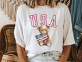 4th July USA Bear - Adult & Kids T-Shirts, Sweatshirts & Hoodies apparel design preview 1