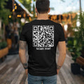 QR Code Black "What Ever You Want Say" 50 Cotton - Adult & Kids T-Shirts, Sweatshirts & Hoodies apparel design preview 1