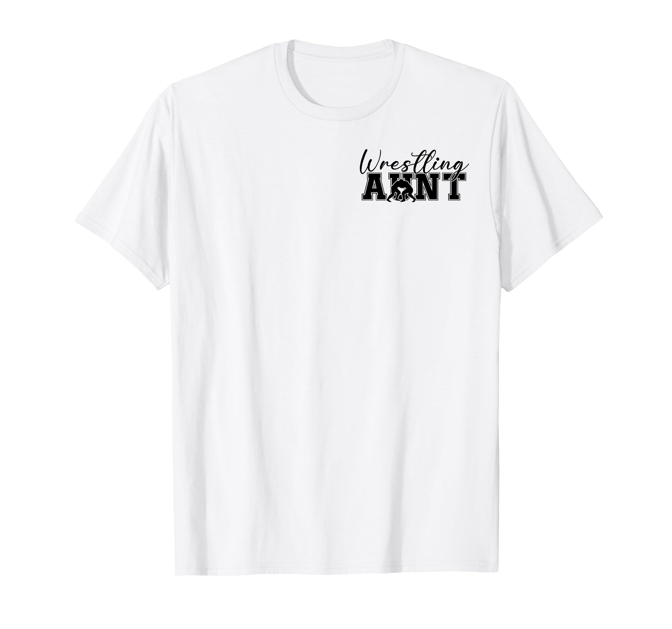 Wrestling Aunt My Heart Is That Mat Aunt T-Shirt - Graphic Print Unisex - T-Shirt, Sweatshirt, Hoodie