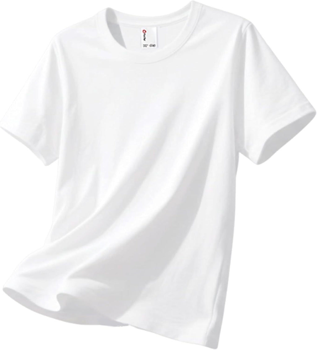 Girls Basic Plain 5-16 Years Kids Cotton Summer Tops - Adult & Kids T-Shirts, Sweatshirts & Hoodies apparel design preview 1