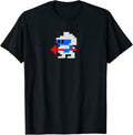 8-BIT 80'S RETRO CLASSIC VIDEO GAME CHARACTER DUG - Adult & Kids T-Shirts, Sweatshirts & Hoodies apparel design preview 1