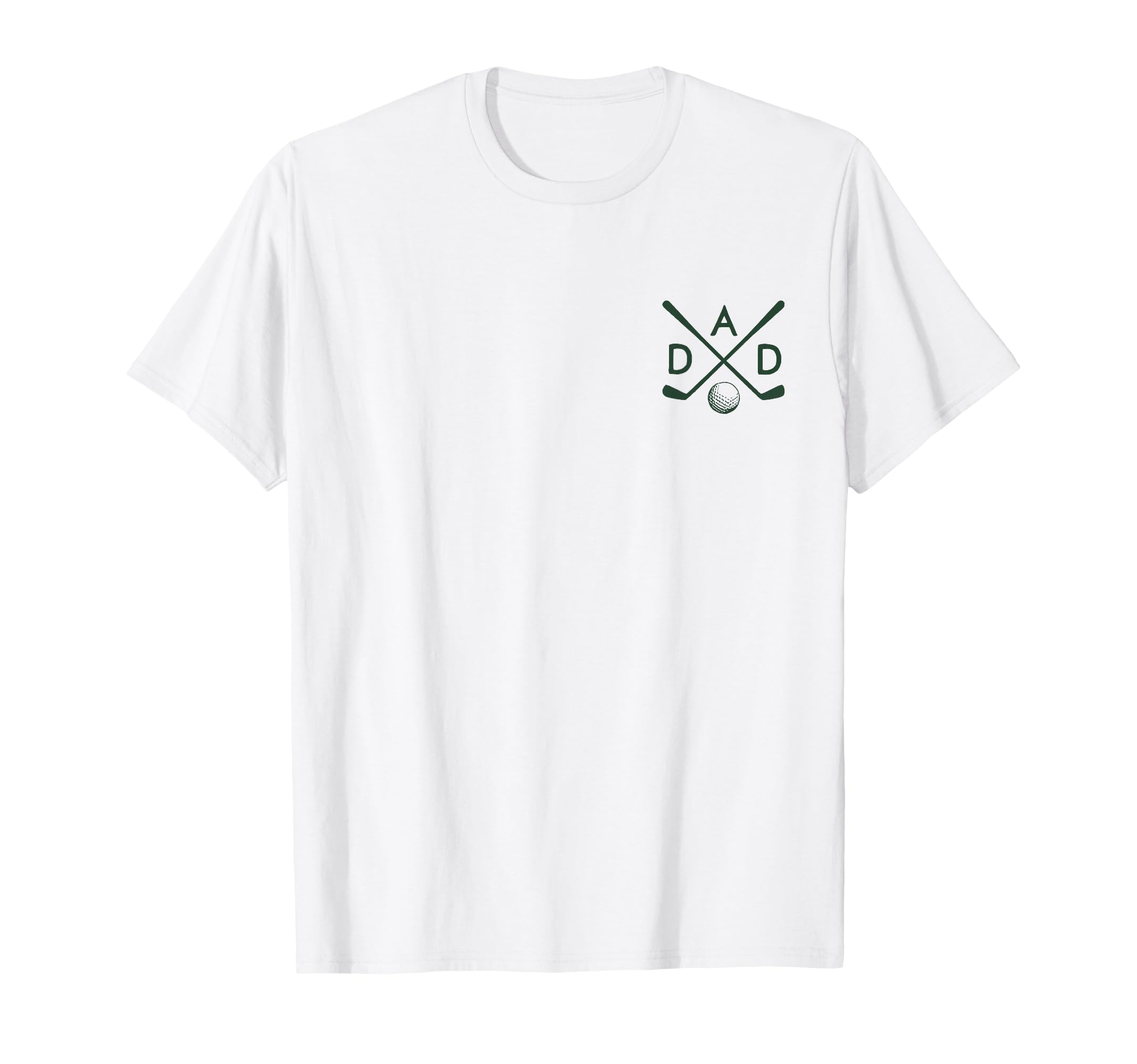 Golf Dad Left Chest T-Shirt - Fun Novelty Design for Adults - T-Shirt, Sweatshirt, Hoodie