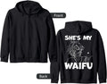 Handcrafted She S My Waifu Anime T-Shirt - Fun Novelty Design Men Women - T-Shirt, Sweatshirt, Hoodie