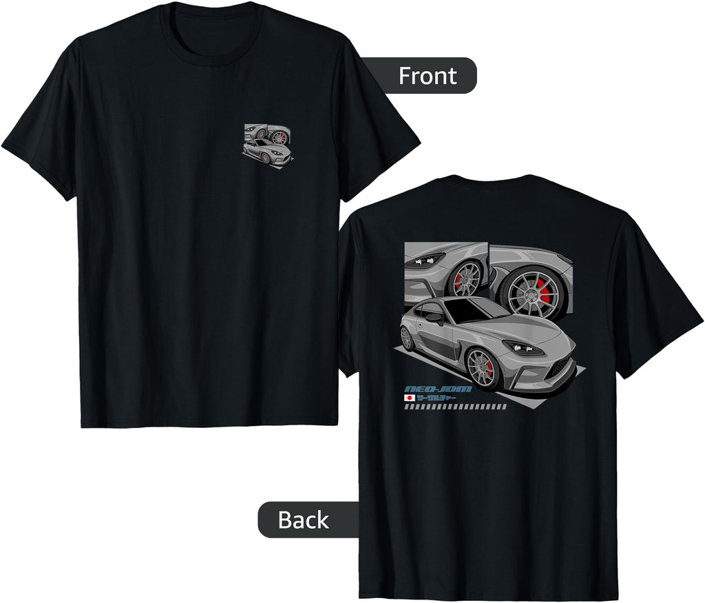 Handcrafted Neo Jdm Gray 86 Car 2 Hoodie - Aesthetic Graphic for Adults - T-Shirt, Sweatshirt, Hoodie