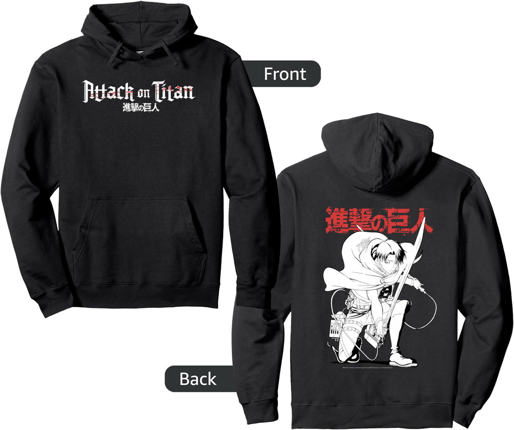 Attack Titan Crouching Levi Exclusive T-Shirt - Custom Art Print Unisex - T-Shirt, Sweatshirt, Hoodie