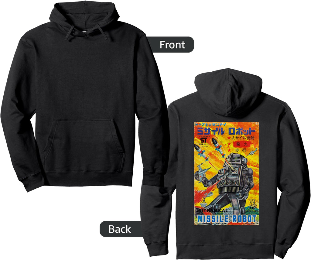 Handcrafted Missile Robot Japanese Sweatshirt - Trendy Graphic Men Women - T-Shirt, Sweatshirt, Hoodie