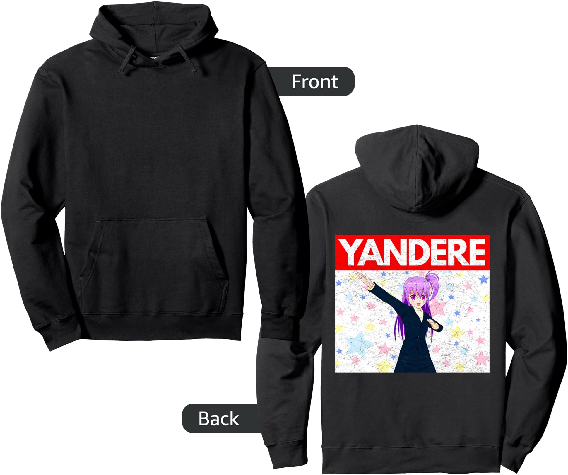 Anime Yandere Romantically Obsessed T-Shirt - Streetwear Style for Adults - T-Shirt, Sweatshirt, Hoodie