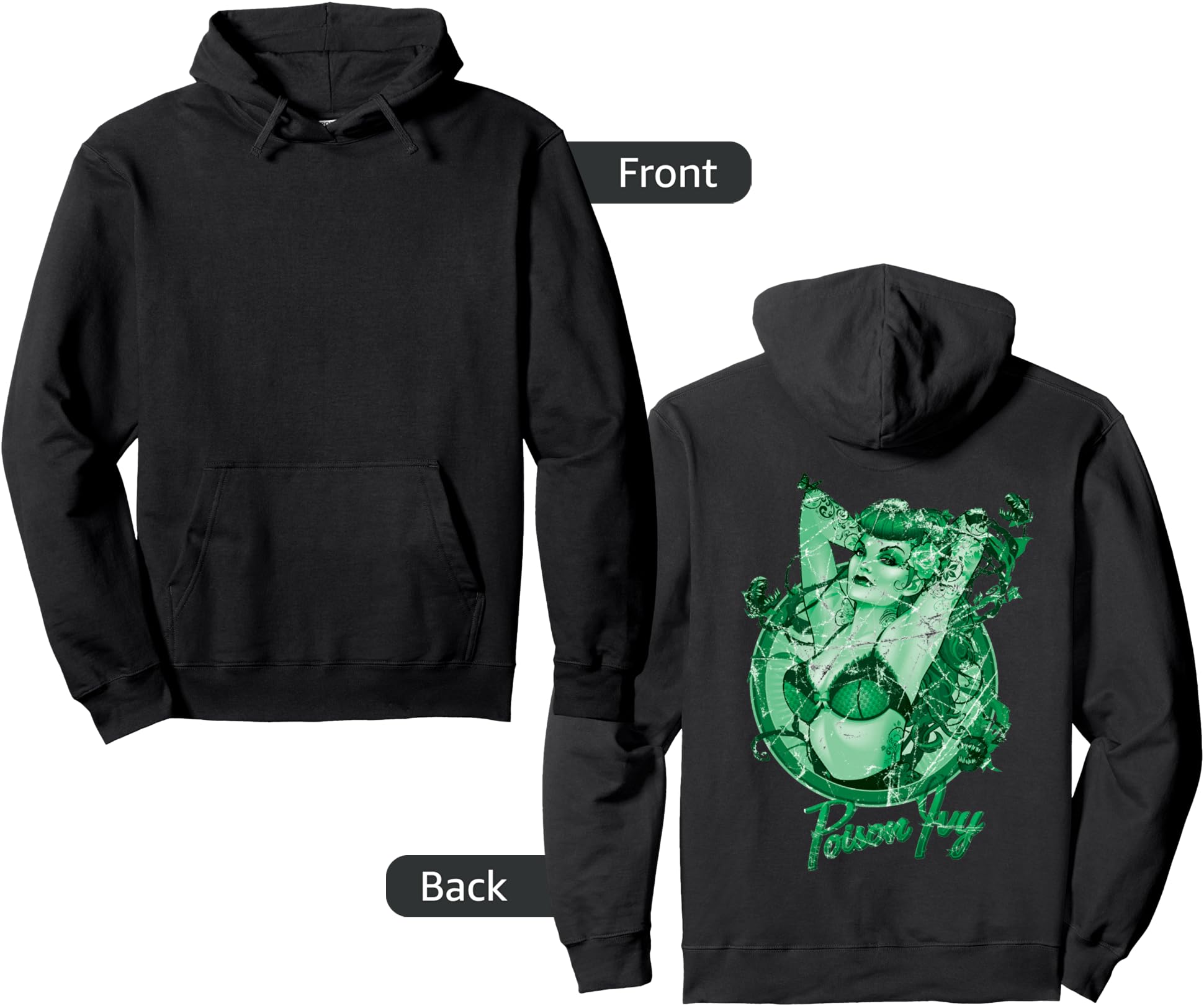 Authentic Dc Bombshells Poison Ivy Character T-Shirt - Graphic Print Unisex - T-Shirt, Sweatshirt, Hoodie