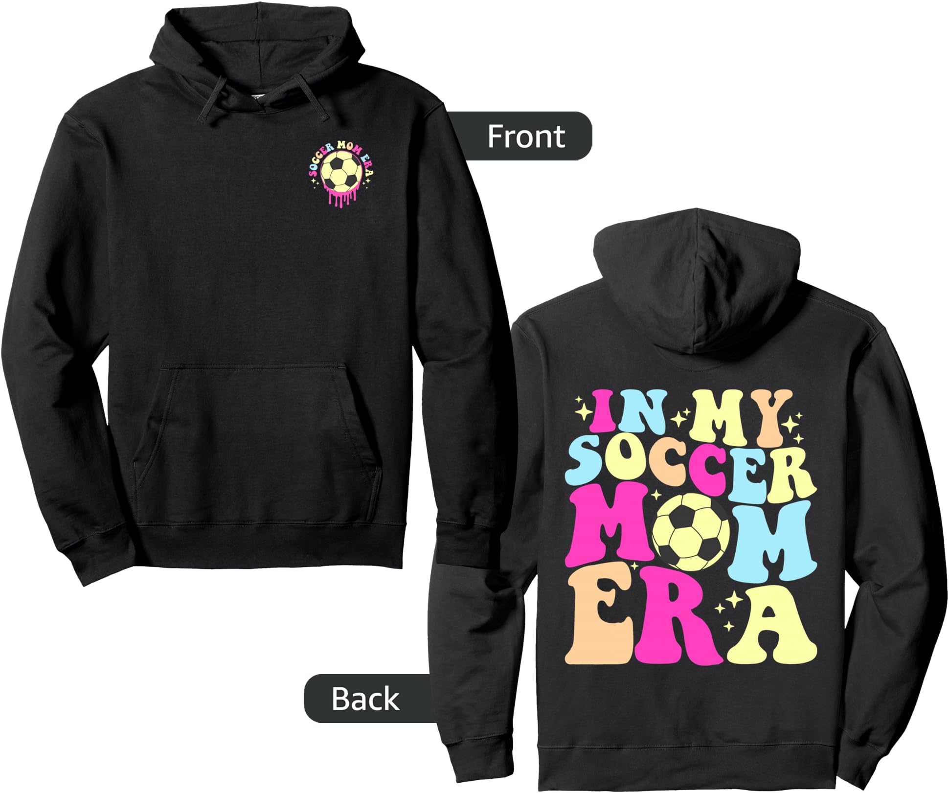 Exclusive My Soccer Mom Era Groovy 2 T-Shirt - Minimalist Print Unisex - T-Shirt, Sweatshirt, Hoodie