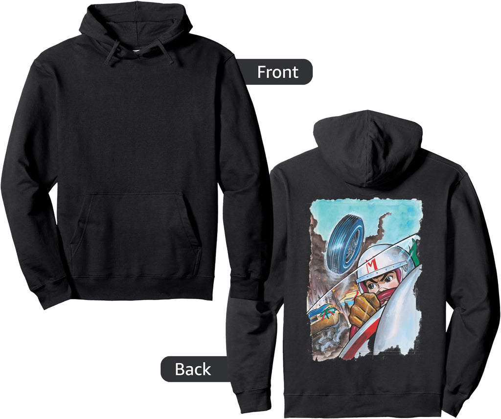 Original Manga Speed Racer Crash Hoodie - Fun Novelty Design for Adults - T-Shirt, Sweatshirt, Hoodie