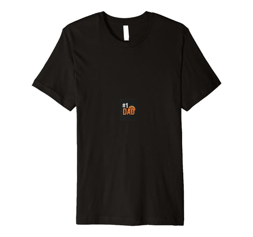 1 Dad Basketball Dad T-Shirt - Aesthetic Graphic Men Women - T-Shirt, Sweatshirt, Hoodie