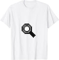 Pixel Art Magnifying Glass - Adult & Kids T-Shirts, Sweatshirts & Hoodies apparel design preview 1