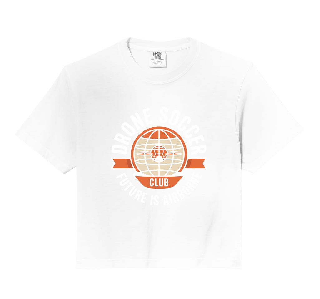Drone Soccer Club Team Emblem Comfort Hoodie - Aesthetic Graphic Unisex - T-Shirt, Sweatshirt, Hoodie