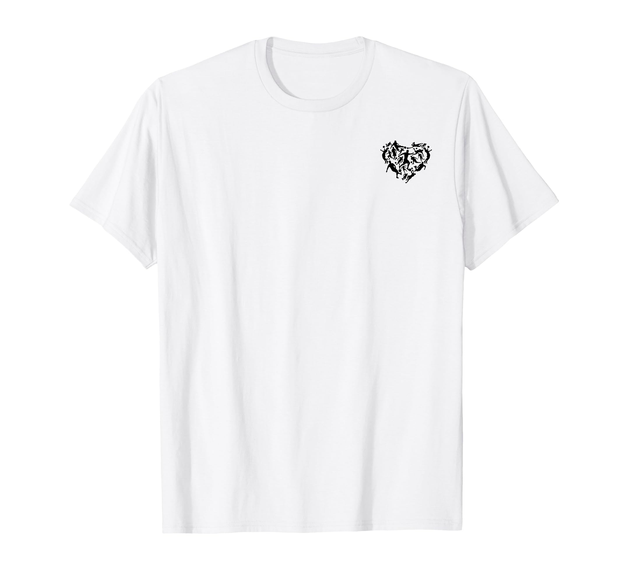Playing Soccer Heart Soccer Player T-Shirt - Aesthetic Graphic Unisex - T-Shirt, Sweatshirt, Hoodie