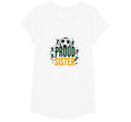 Proud Soccer Sister Sporty Family T-Shirt - Custom Art Print Unisex - T-Shirt, Sweatshirt, Hoodie