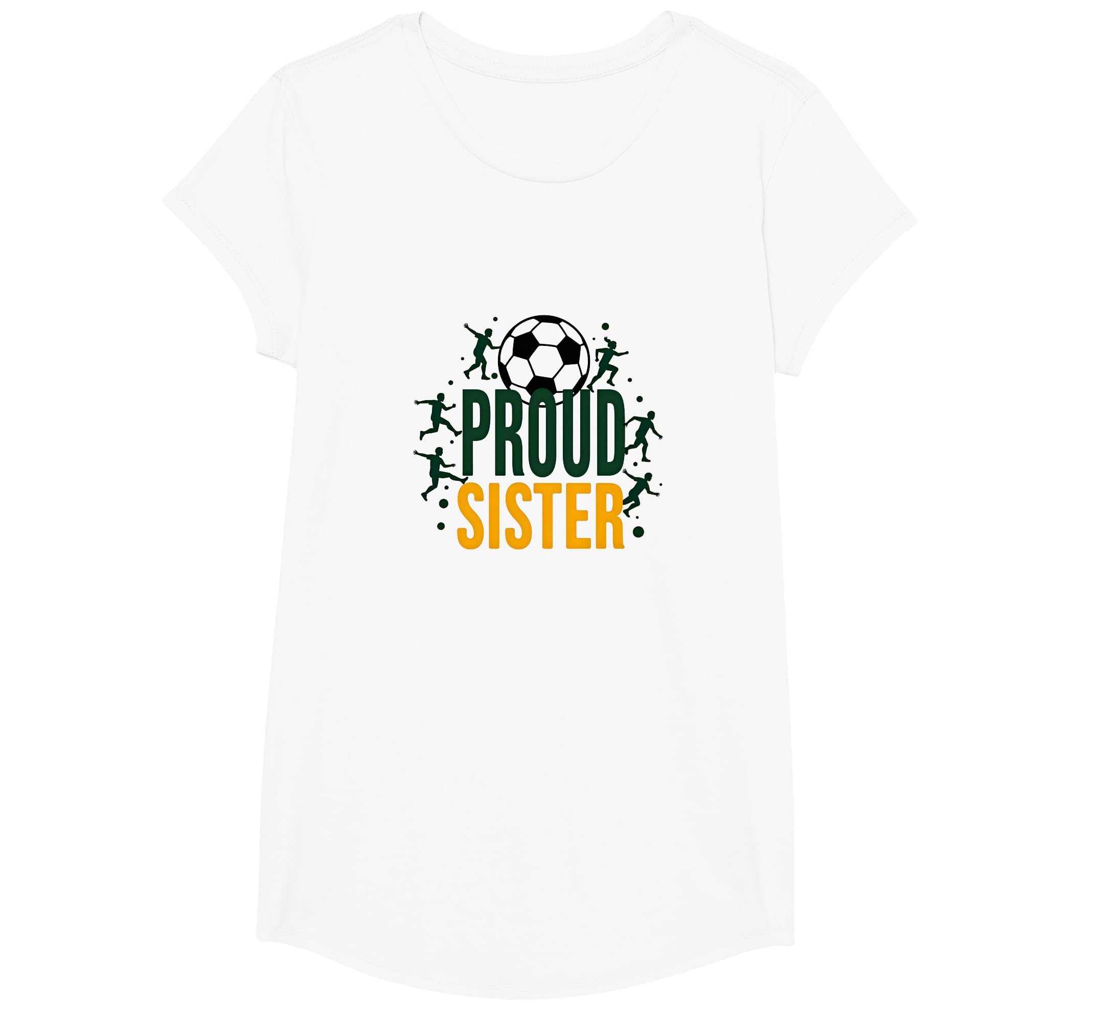 Proud Soccer Sister Sporty Family T-Shirt - Custom Art Print Unisex - T-Shirt, Sweatshirt, Hoodie