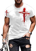 Mens Graphic Jesus Cross Vintage Print Casual Faith - Adult & Kids T-Shirts, Sweatshirts & Hoodies apparel design preview 1