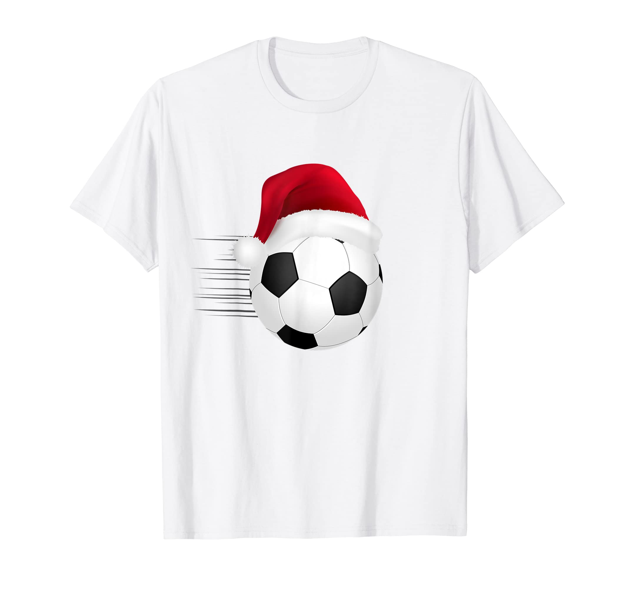 Football Soccer Ball Santa Funny Sport T-Shirt - Novelty Apparel Men Women - T-Shirt, Sweatshirt, Hoodie