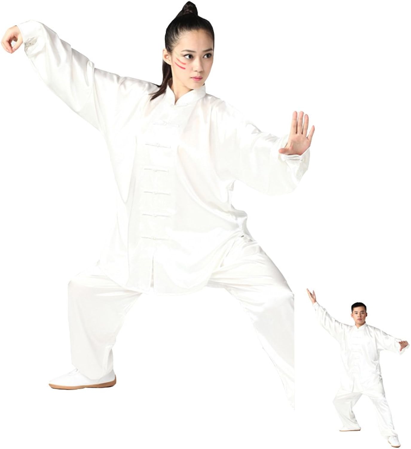 Unisex Korean Silk Tai Chi Uniforms Kung Fu Clothing - Adult & Kids T-Shirts, Sweatshirts & Hoodies apparel design preview 1