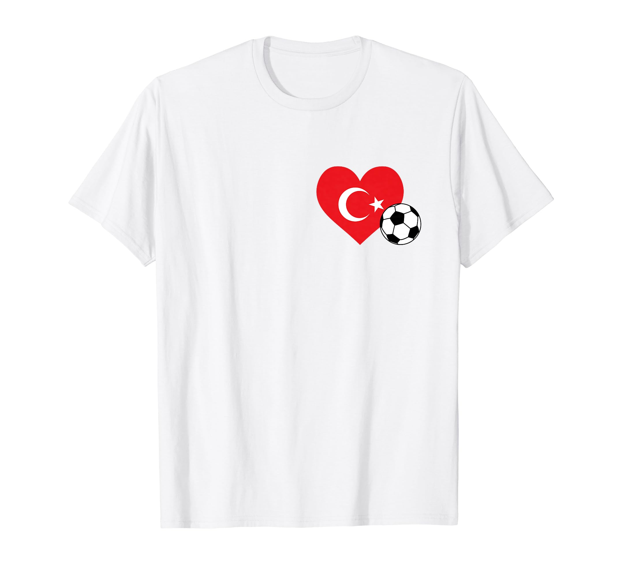 I Love T Rkiye My Heart Turkish Flag T-Shirt - Minimalist Print Men Women - T-Shirt, Sweatshirt, Hoodie