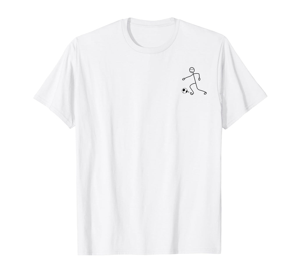 Stick Figure Soccer Player Stick Figure T-Shirt - Trendy Graphic Unisex - T-Shirt, Sweatshirt, Hoodie
