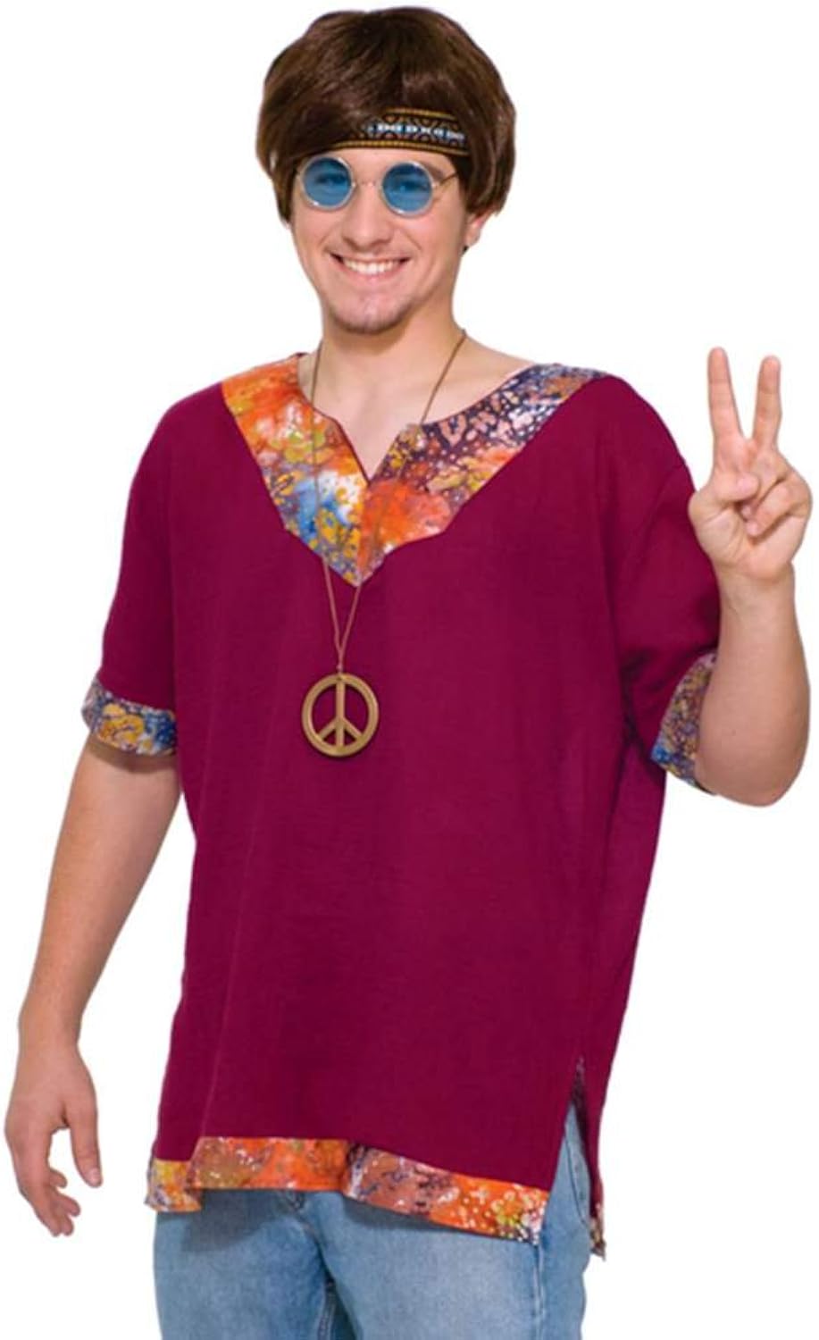 Novelties Men's 60's Hippie Revolution Groovy - Adult & Kids T-Shirts, Sweatshirts & Hoodies apparel design preview 1