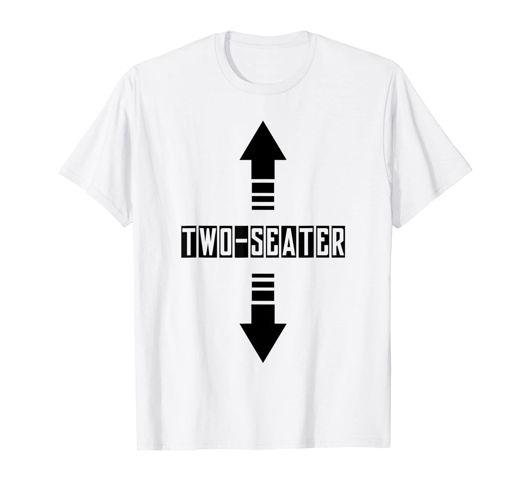 Mens Two Seater Two Seater Funny Dad T-Shirt - Aesthetic Graphic Unisex - T-Shirt, Sweatshirt, Hoodie