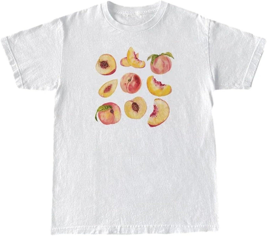 Vintage Peaches Printed Graphic Summer Women Cute - Adult & Kids T-Shirts, Sweatshirts & Hoodies apparel design preview 1