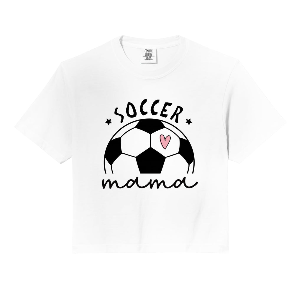 Soccer Mama Heart Ball Game Day Sweatshirt - Fun Novelty Design Unisex - T-Shirt, Sweatshirt, Hoodie