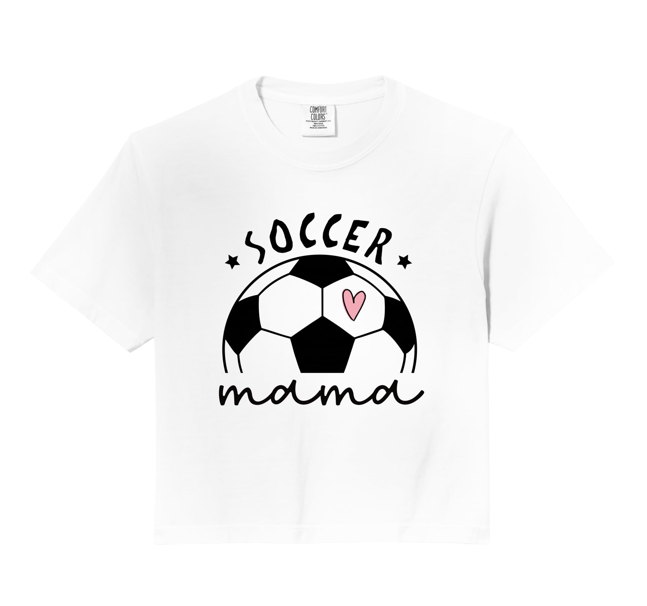 Soccer Mama Heart Ball Game Day Sweatshirt - Fun Novelty Design Unisex - T-Shirt, Sweatshirt, Hoodie