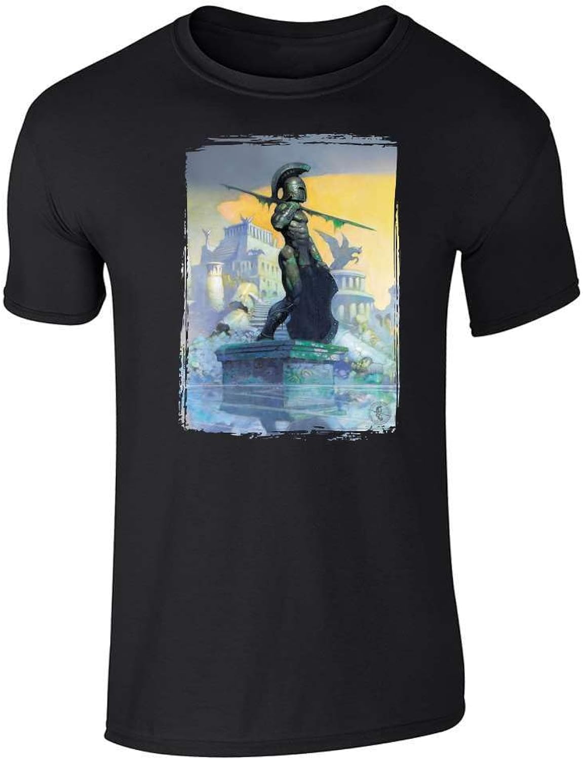 Atlantis by Frank Frazetta Art Graphic for Men - Adult & Kids T-Shirts, Sweatshirts & Hoodies apparel design preview 1
