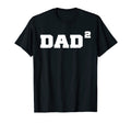 Dad2 Dad Twins Twin Papa Twin Twin T-Shirt - Minimalist Print Men Women - T-Shirt, Sweatshirt, Hoodie